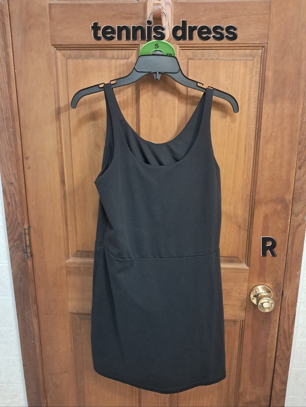 Elle Black Sport Active Tank Dress Like New
